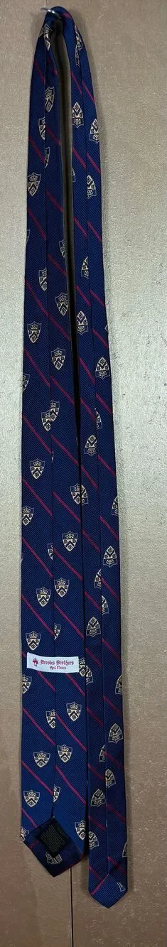 Brooks Brothers collegiate long length skinny tie